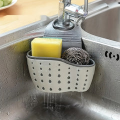 1pc Kitchen Sink Drain Basket - Multi-Functional Hanging Rack for