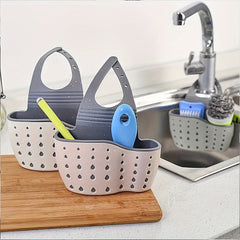 1pc Kitchen Sink Drain Basket - Multi-Functional Hanging Rack for