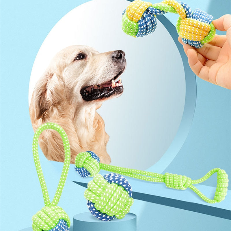 Pet Dog Toys for Large Small Dogs Toy Interactive Cotton Rope Mini Dog