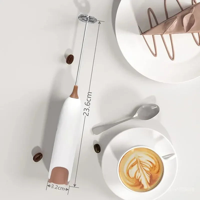 Milk Frother Electric Portable Mini Milk Foamer Coffee Cappuccino Foam