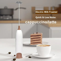 Milk Frother Electric Portable Mini Milk Foamer Coffee Cappuccino Foam