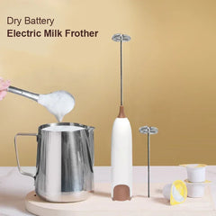 Milk Frother Electric Portable Mini Milk Foamer Coffee Cappuccino Foam