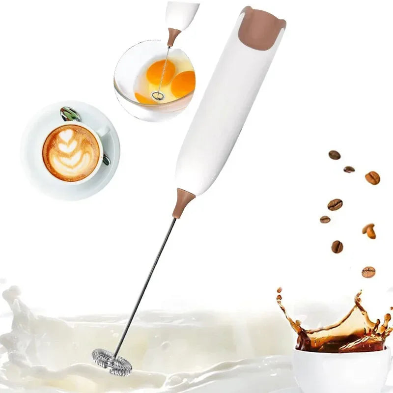 Milk Frother Electric Portable Mini Milk Foamer Coffee Cappuccino Foam