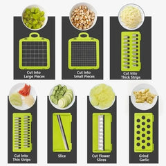 14/16 in 1 Multifunctional Vegetable Chopper Grate Food Handle Food