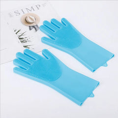 Pet cat bath accessories Scrub brush Teddy silicone bath gloves